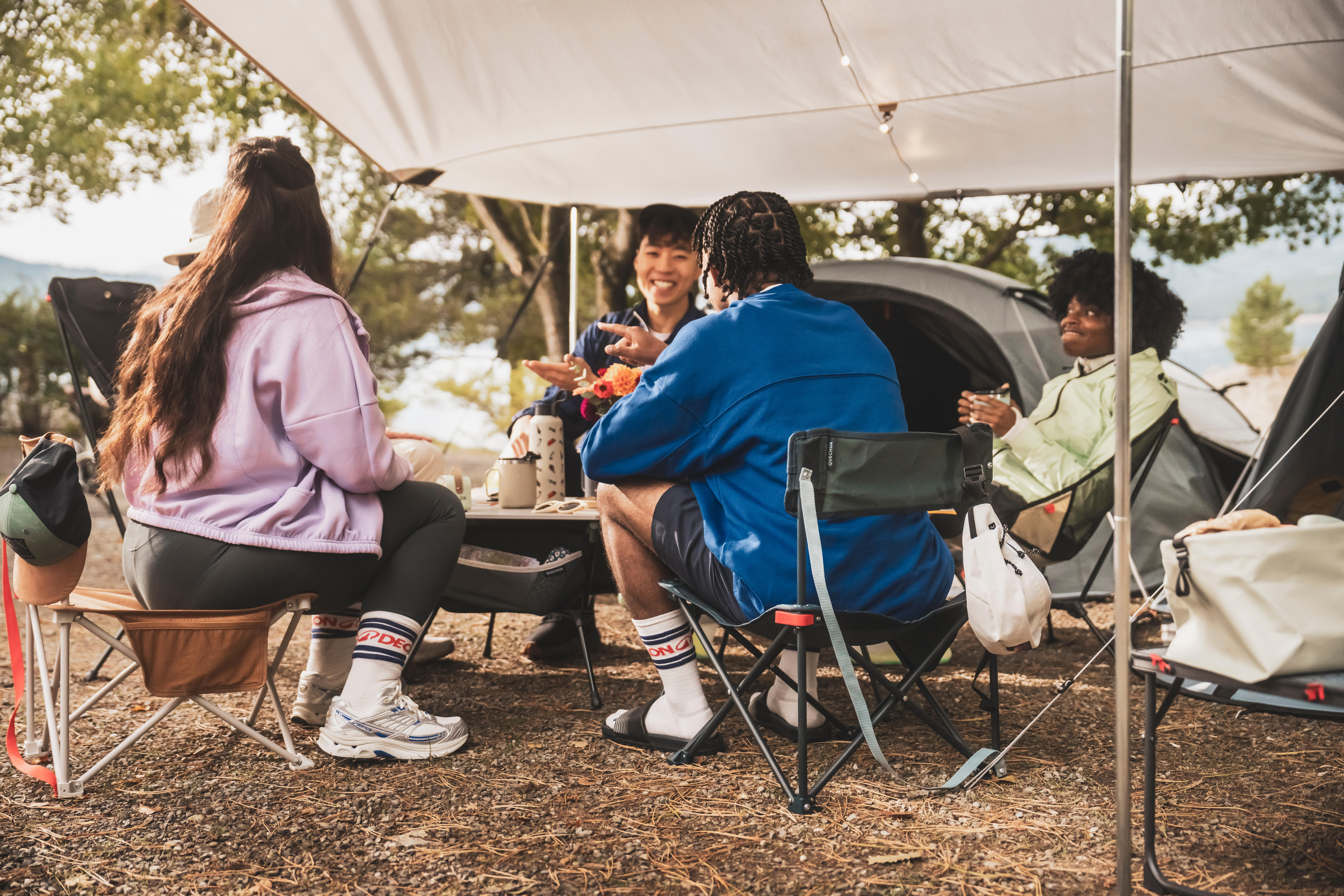 Low Folding Chair - 100 - QUECHUA