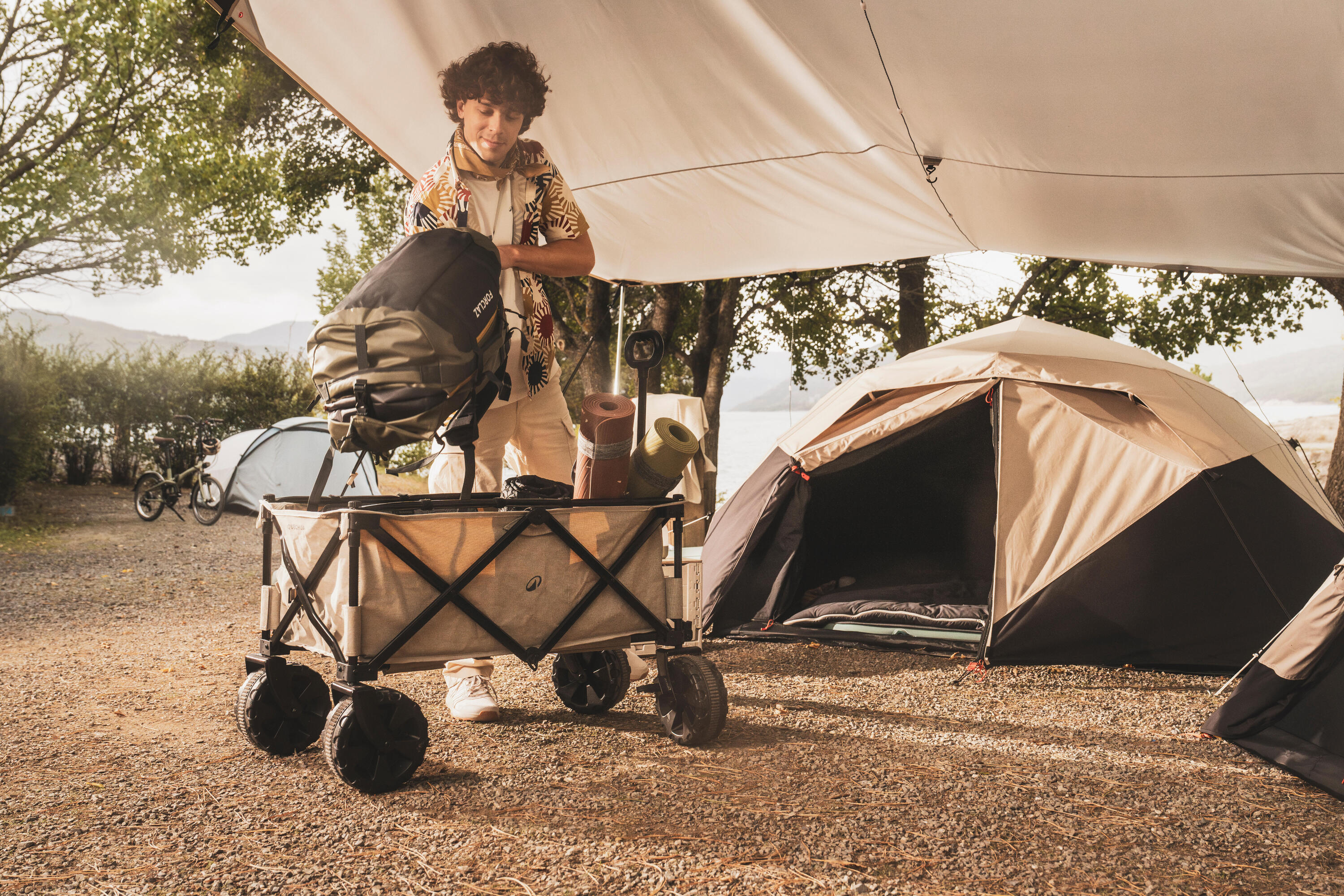 Chariot de transport tout terrain pour matériel de camping, Trolley All Road 8/10