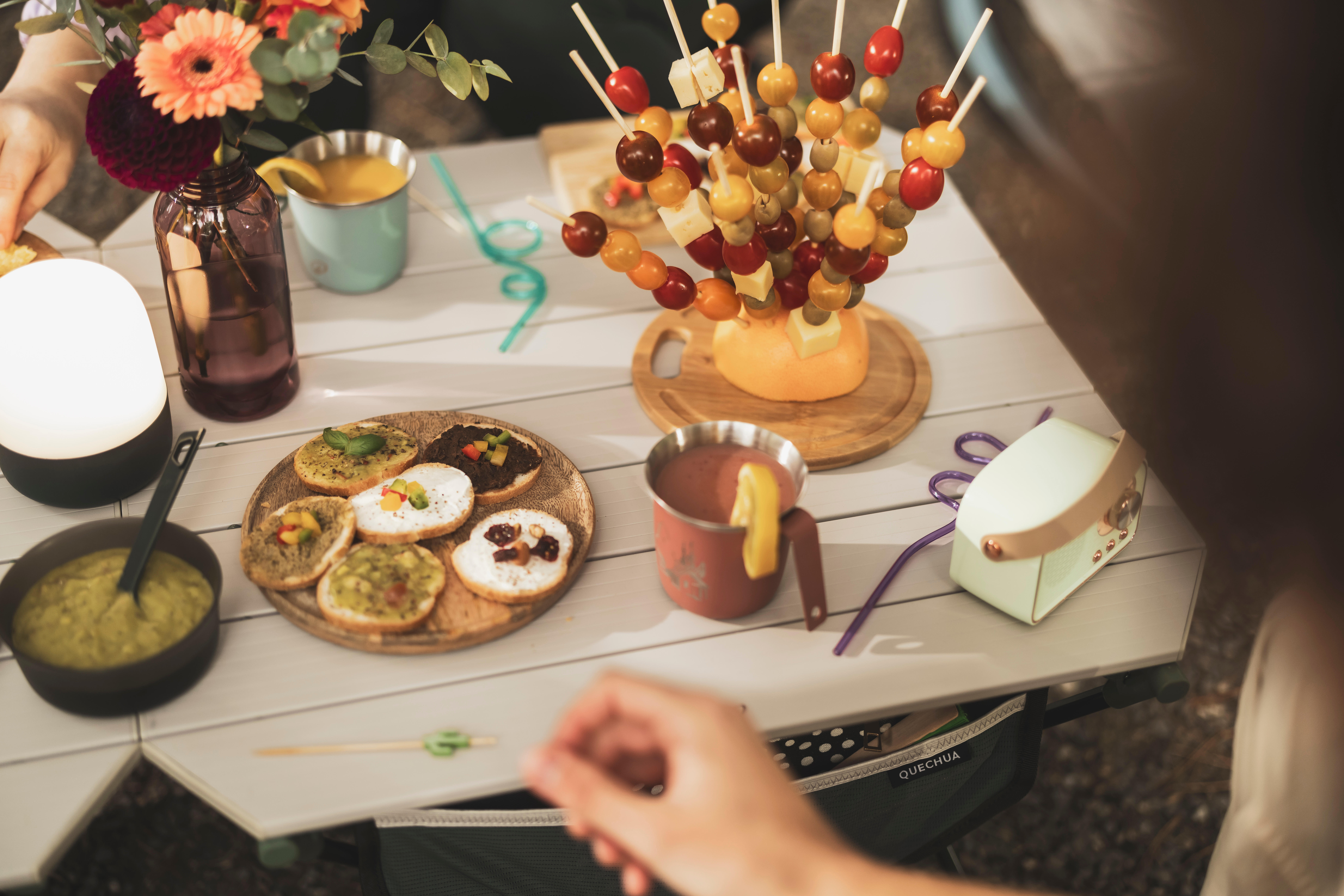 Low Compact Camping Table, 500 - QUECHUA