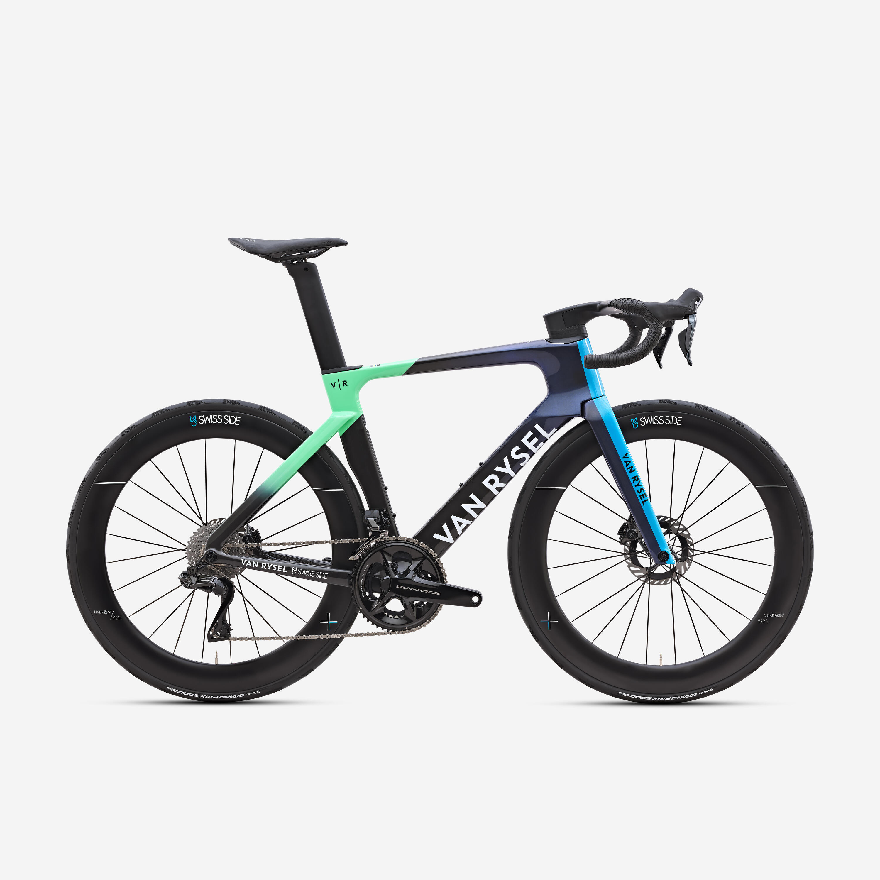 VAN RYSEL Rennrad Race RCR-F Pro CF Shimano Dura Ace Di2 Decathlon AG2R La Mondiale