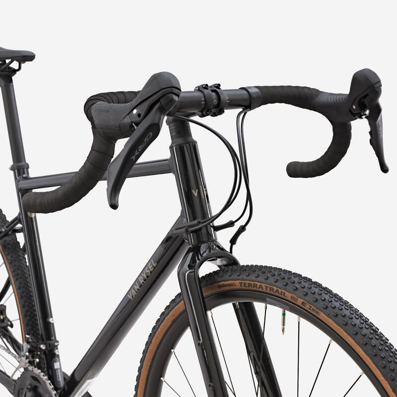 Vélo gravel Shimano GRX 2x12v, GRVL AF noir