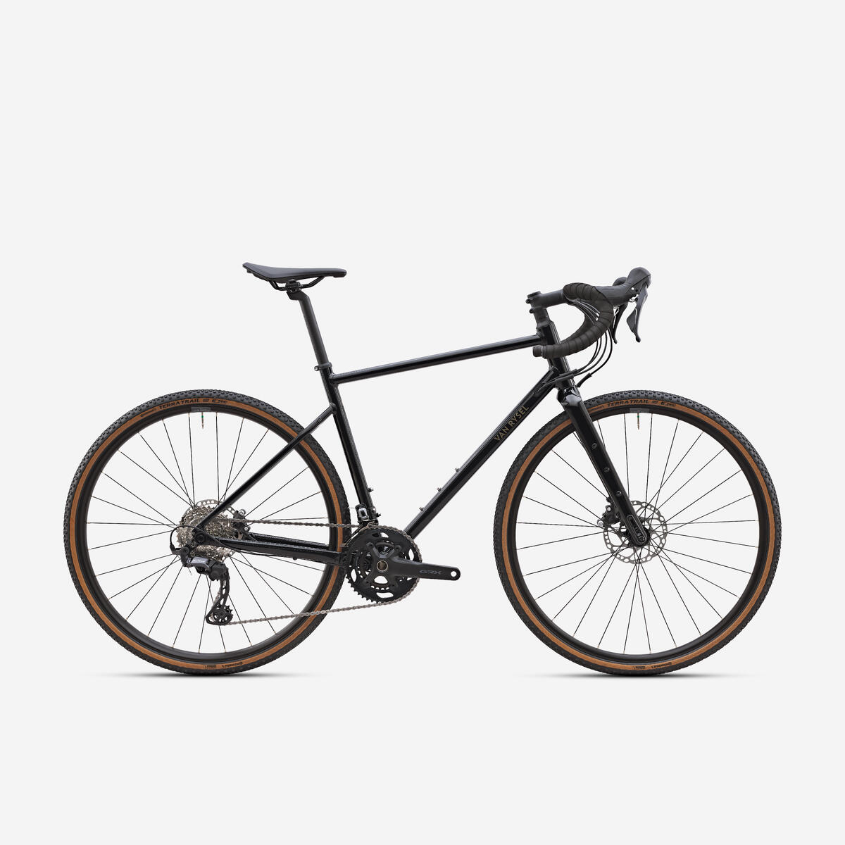 Vélo gravel Shimano GRX 2x12v, GRVL AF noir