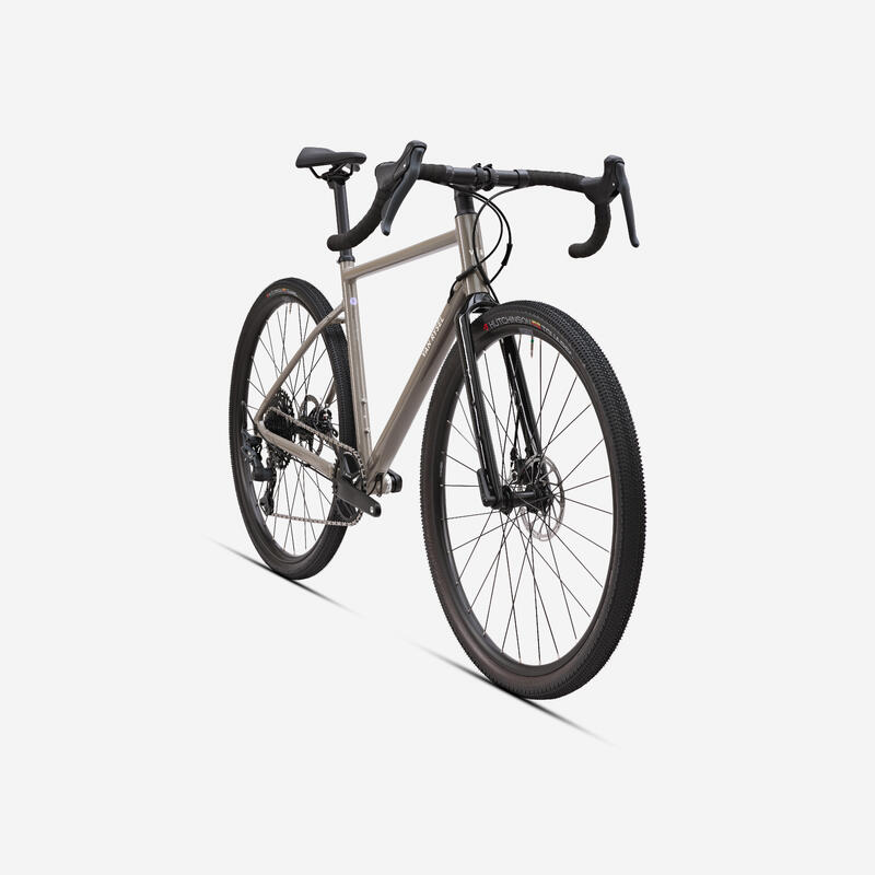 Vélo gravel Microshift SWORD 1x10v, GRVL AF marron