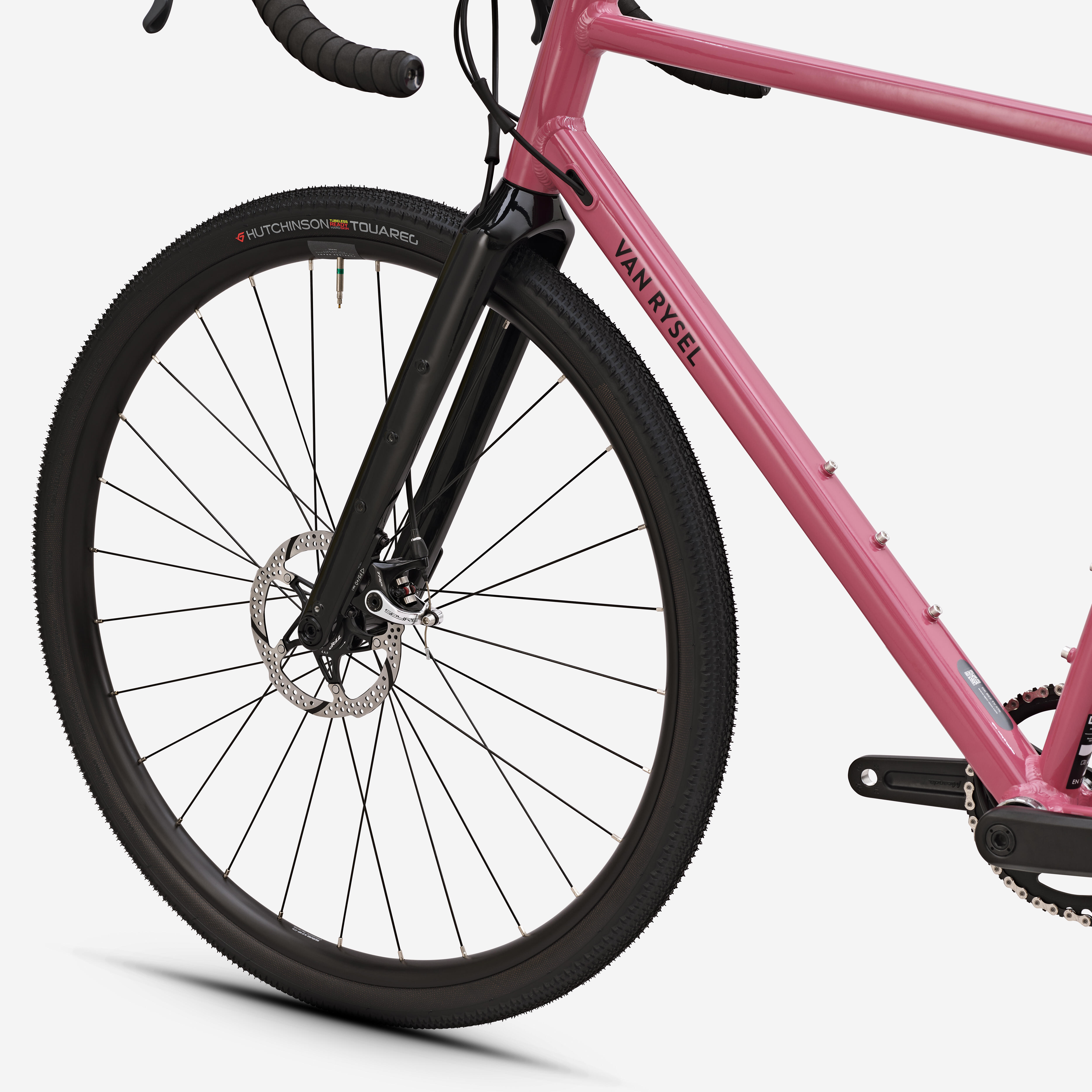 VAN RYSEL - Bicicletă gravel Microshift SWORD 1x10v, GRVL AF Maro