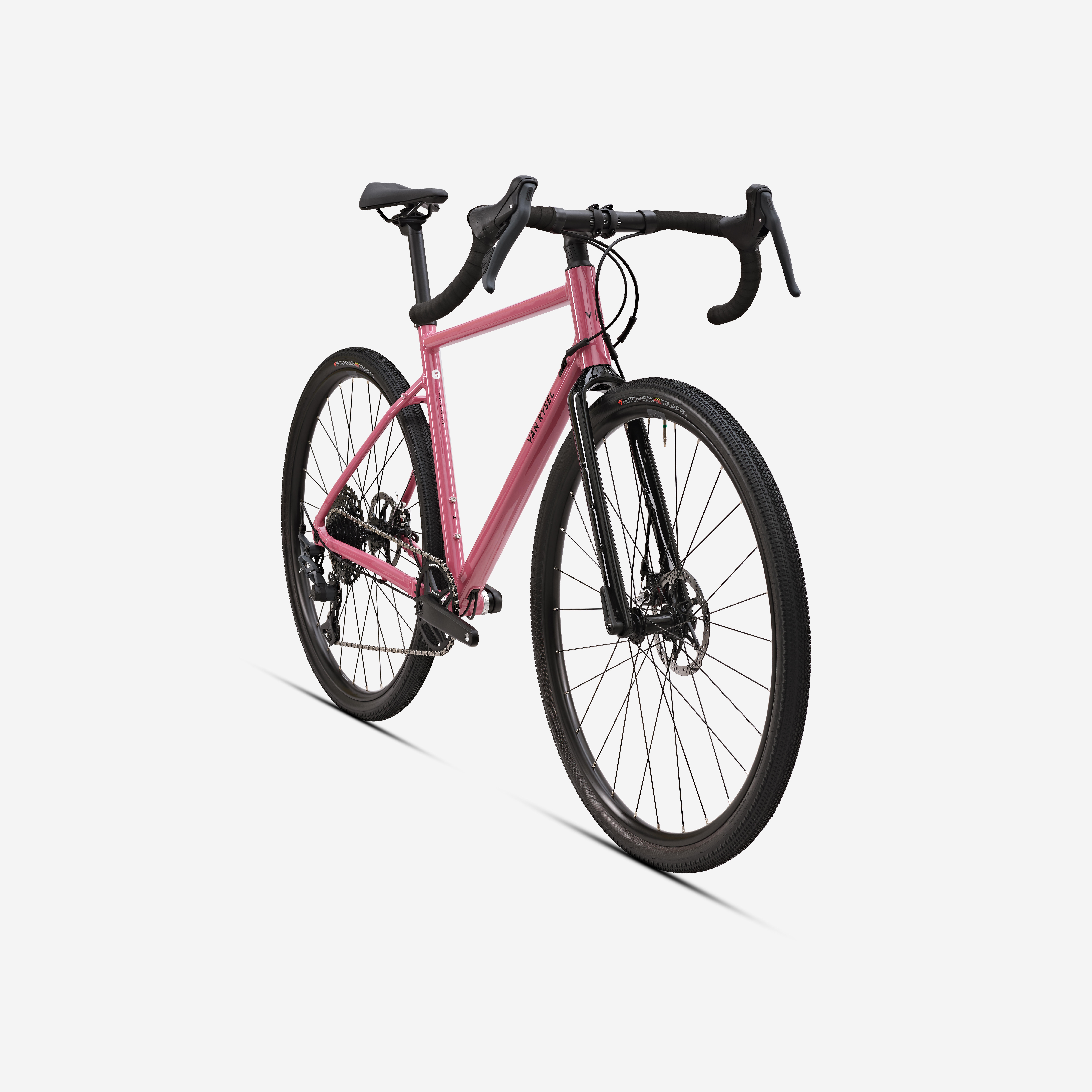 VAN RYSEL - Bicicletă gravel Microshift SWORD 1x10v, GRVL AF Maro