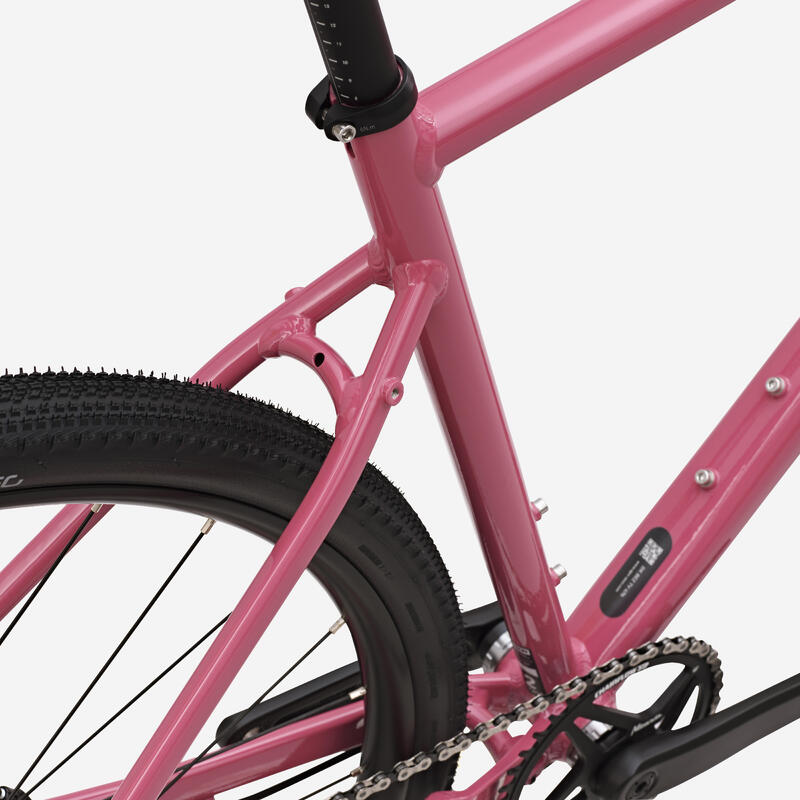Bicicletă gravel Microshift SWORD 1x10v, GRVL AF Roz