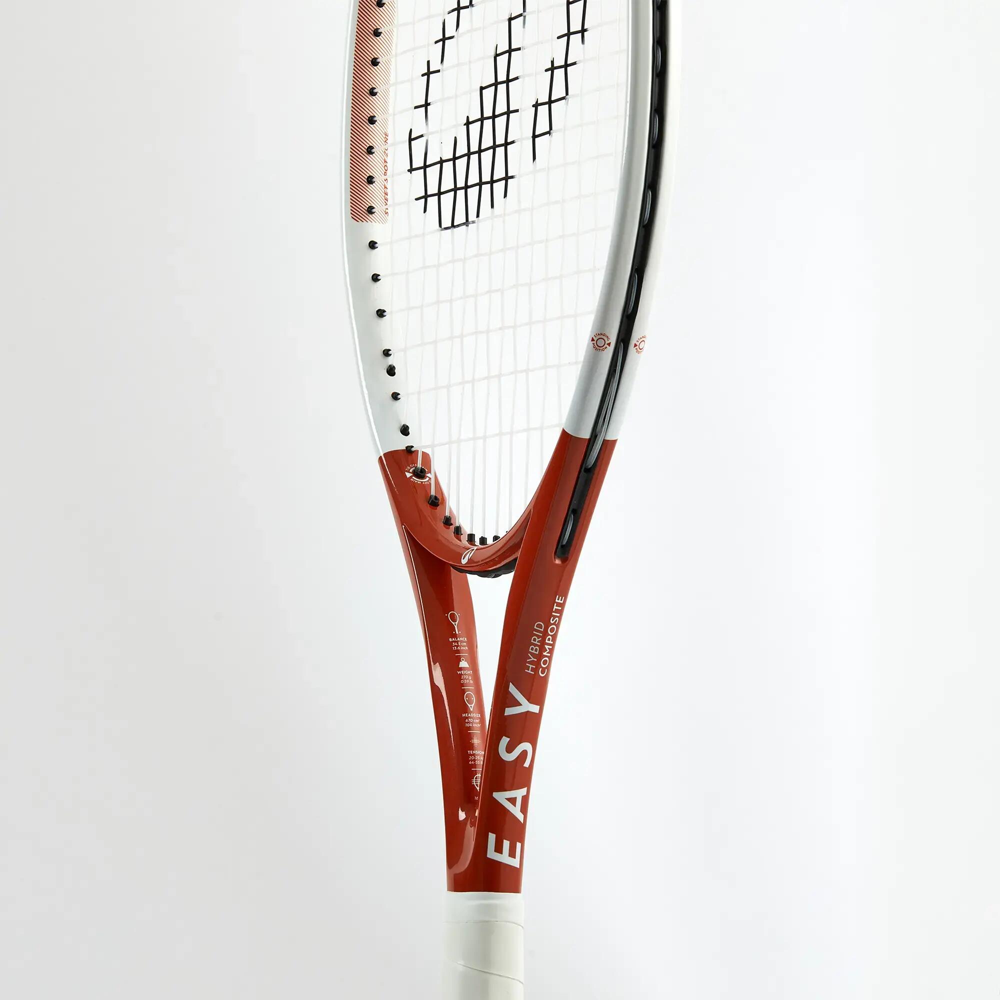 Yetişkin Tenis Raketi - Kırmızı - Kuikma Easy 6/8