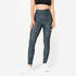 Women's High-Waisted Fitness Leggings - Mottled Grey