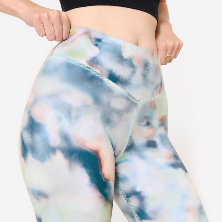 Women's High-Waisted Fitness Cardio Leggings - Print