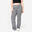 Legging de fitness évasé en coton femme, gris