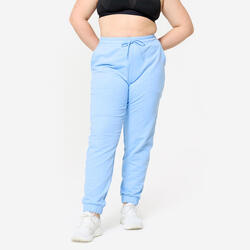 Pantalon jogging femme en coton, vert