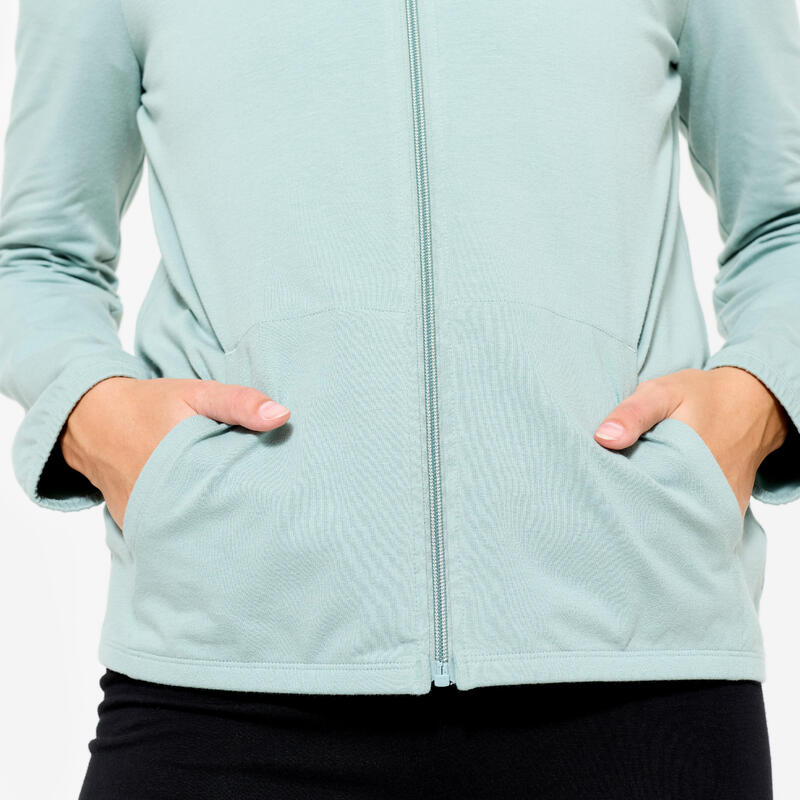Bluza na zamek damska Domyos Gym & Pilates