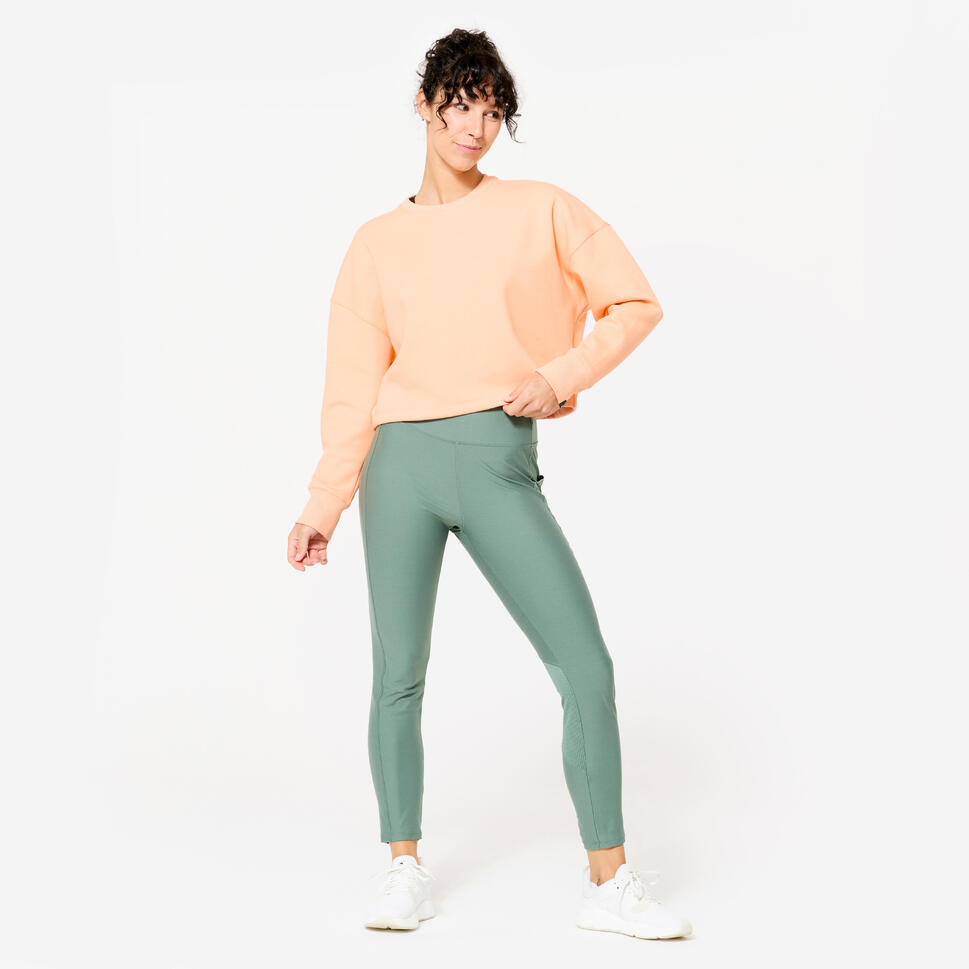 Bluza damska Domyos Gym & Pilates crop