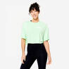 Women's Cropped T-Shirt - Light Green