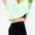 Women's Cropped T-Shirt - Light Green