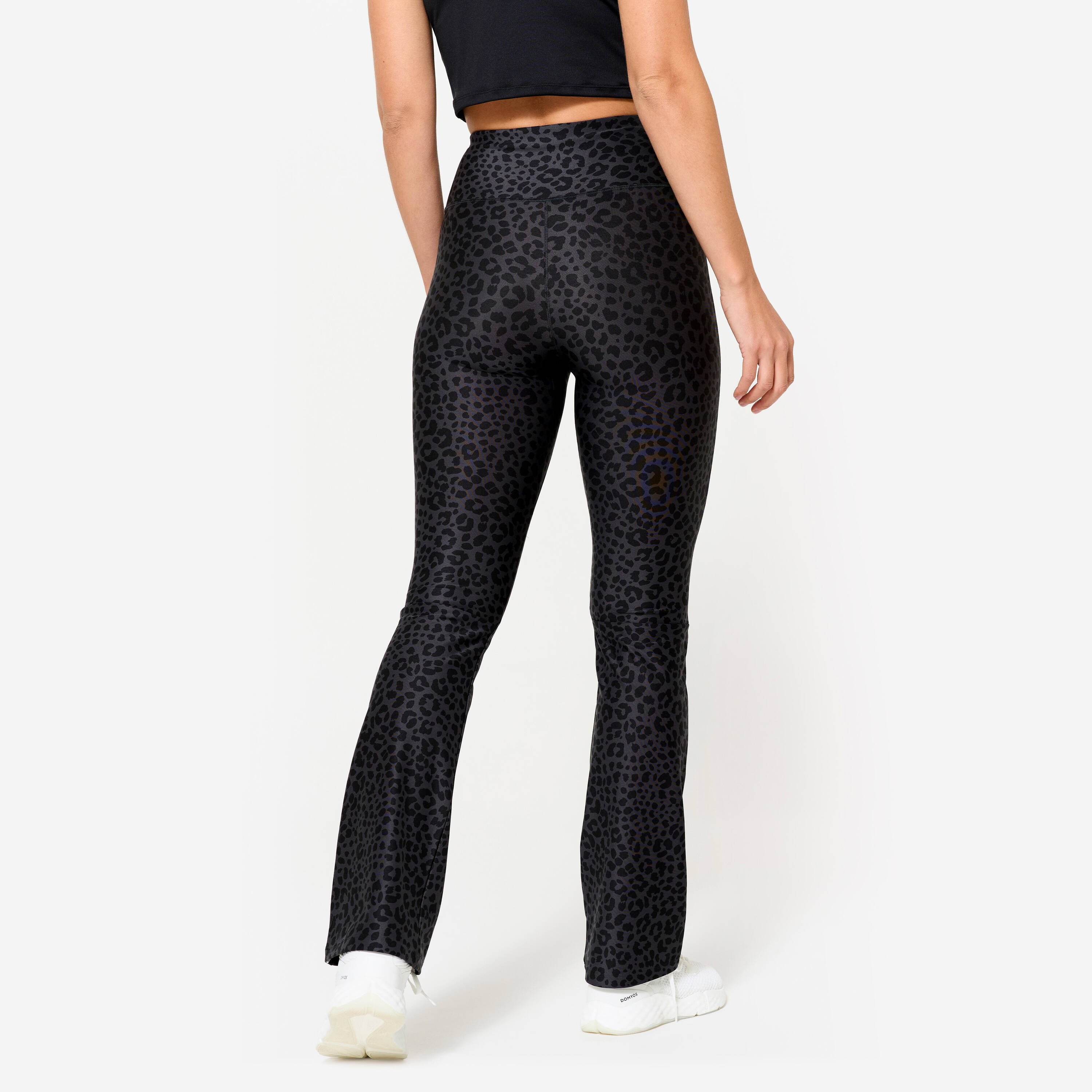 Women's Regular-Fit Leggings - Grey/Black -  5