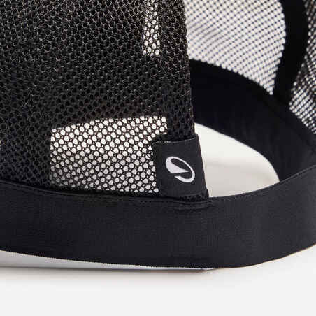 Breathable Fitness Cardio Training Cap - Black