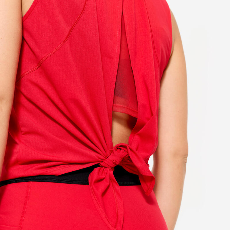 Débardeur de Fitness Femme - Rouge