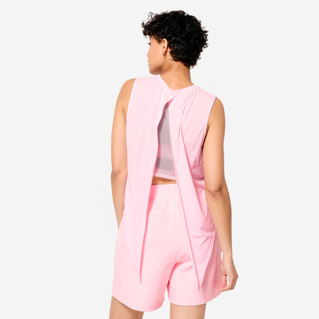 Débardeur de Fitness Femme - Rose