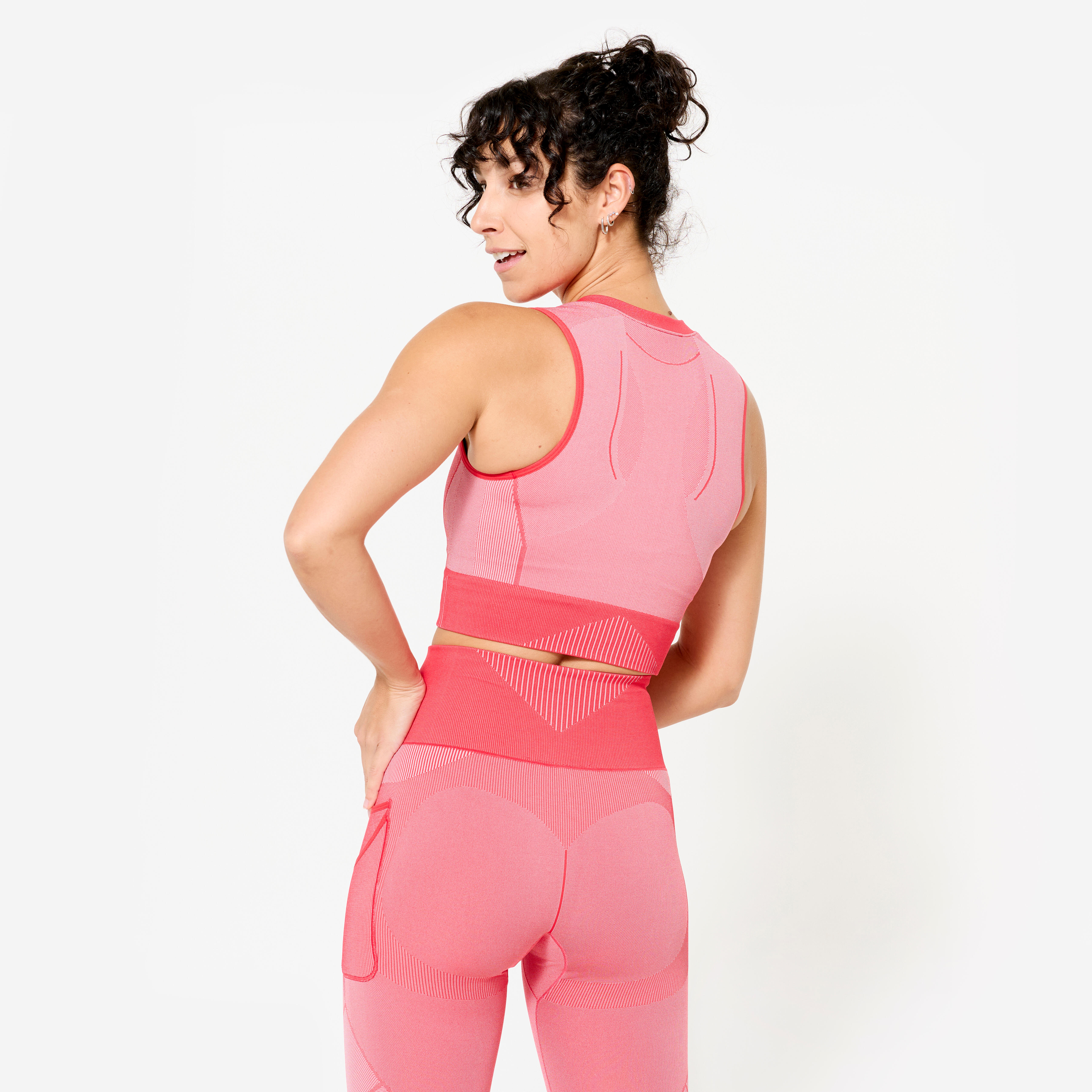 Haut court sans coutures femme - DOMYOS