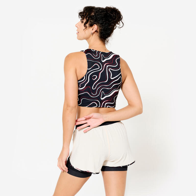 Dámské fitness tílko Crop top