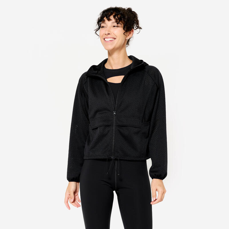 Bluza na zamek damska Domyos fitness