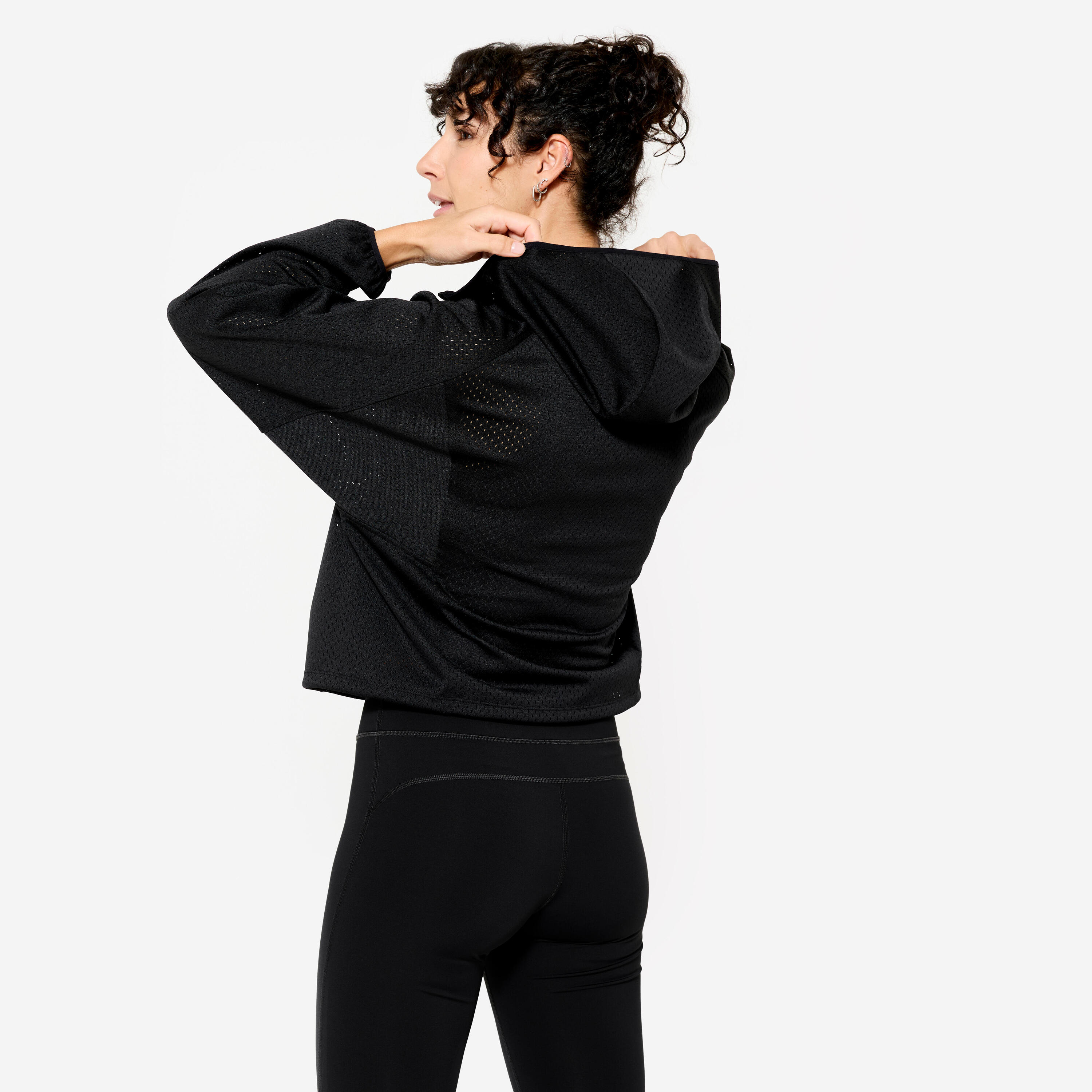 Bluza na zamek damska Domyos fitness 4/7
