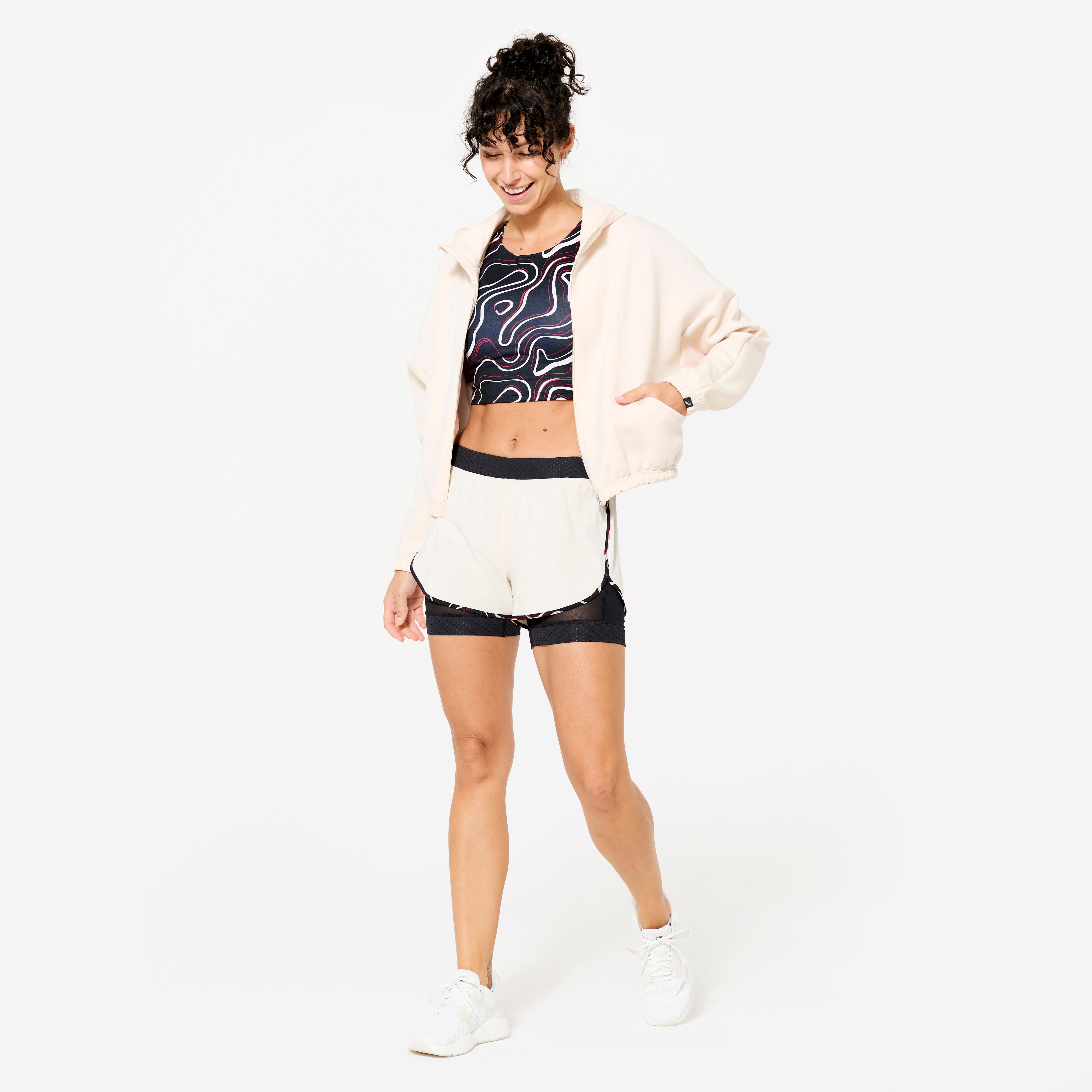 Women's Hooded Jacket, FJA 500 - DOMYOS