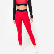 Leggings de Fitness com Cintura Elástica Mulher Vermelho
