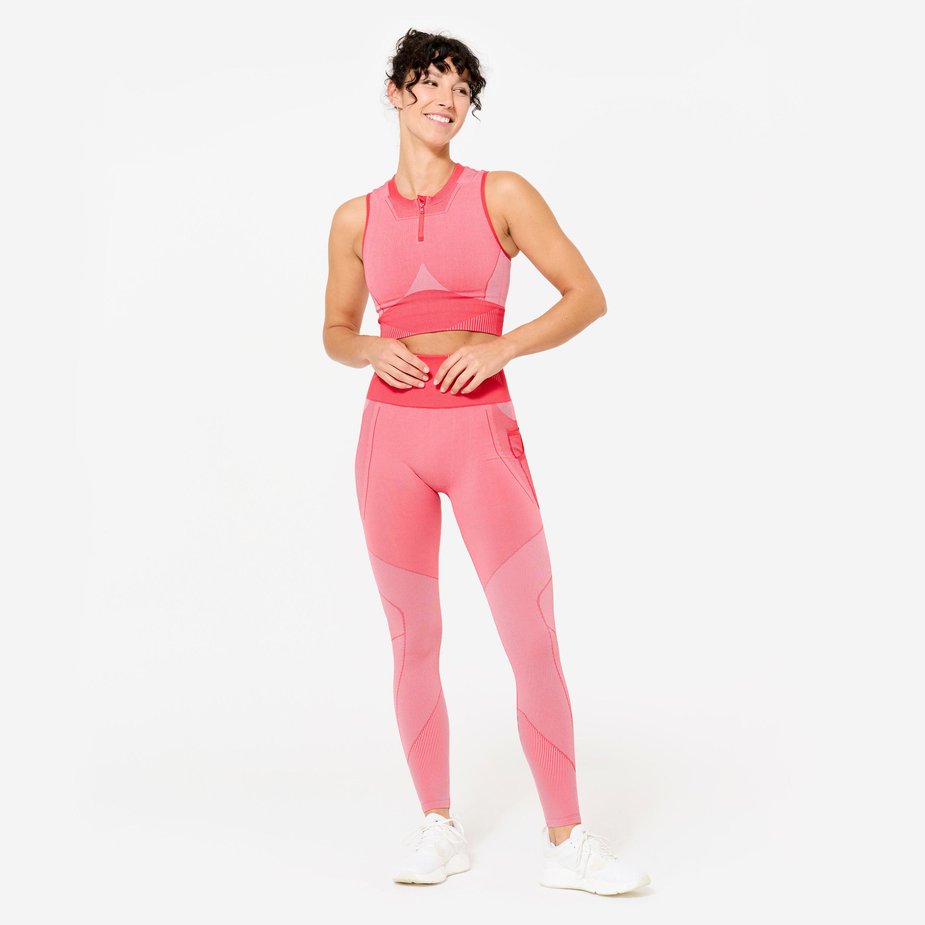 Legging de sport sans coutures à taille haute femme 2/7