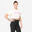 Crop Top Largo de Fitness Mulher Branco