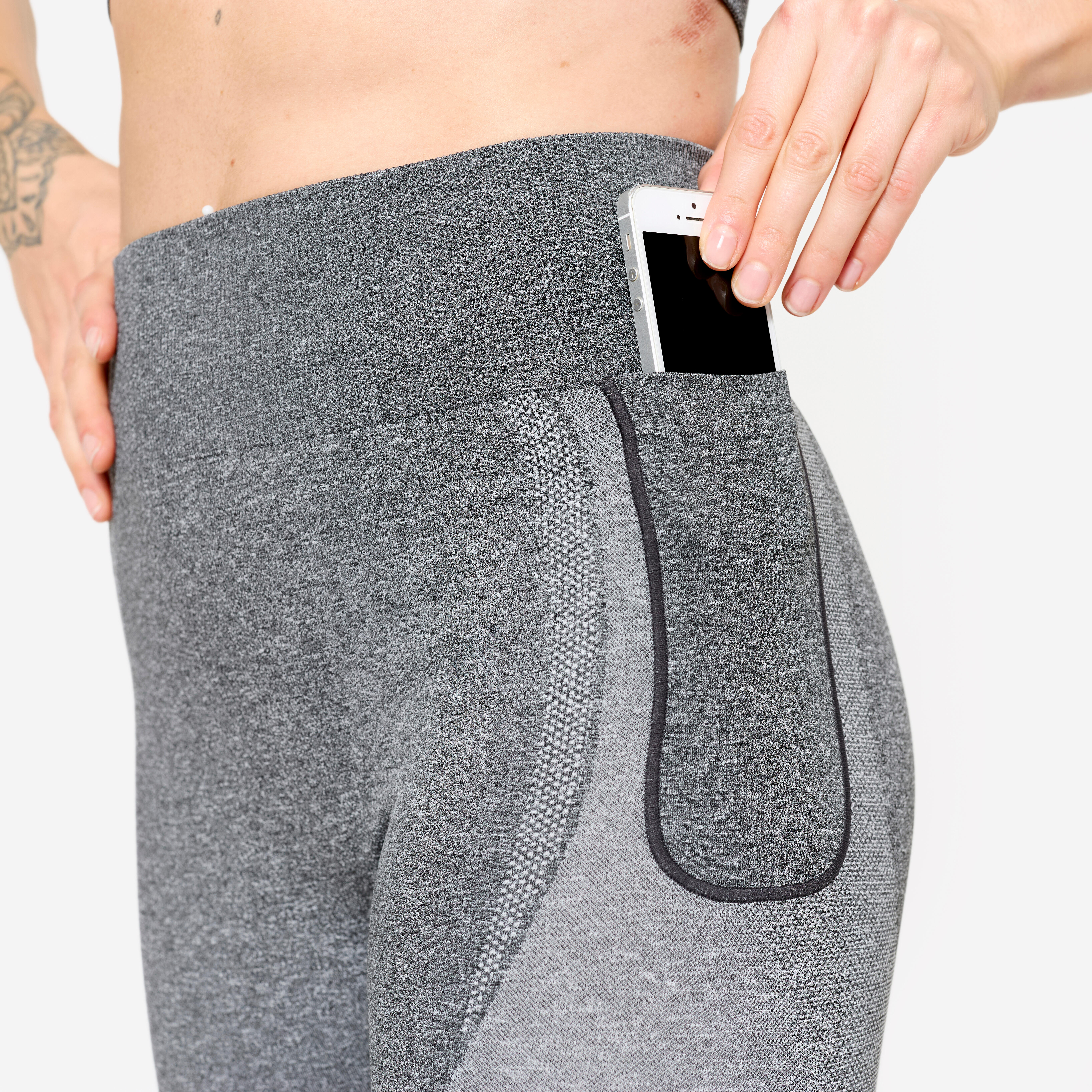 Women's High-Waisted Leggings - FTI 900 - DOMYOS