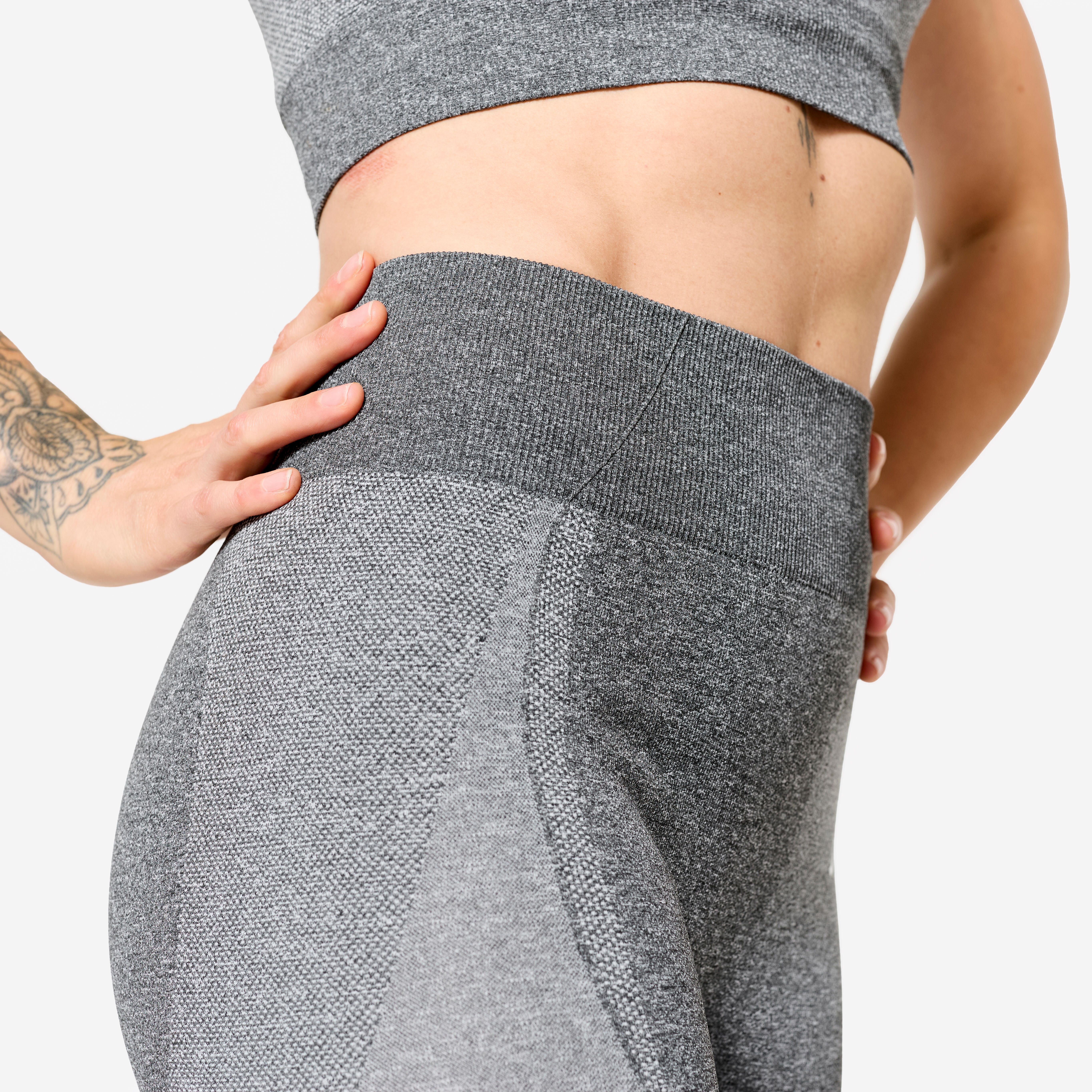 Women's High-Waisted Leggings - FTI 900 - DOMYOS