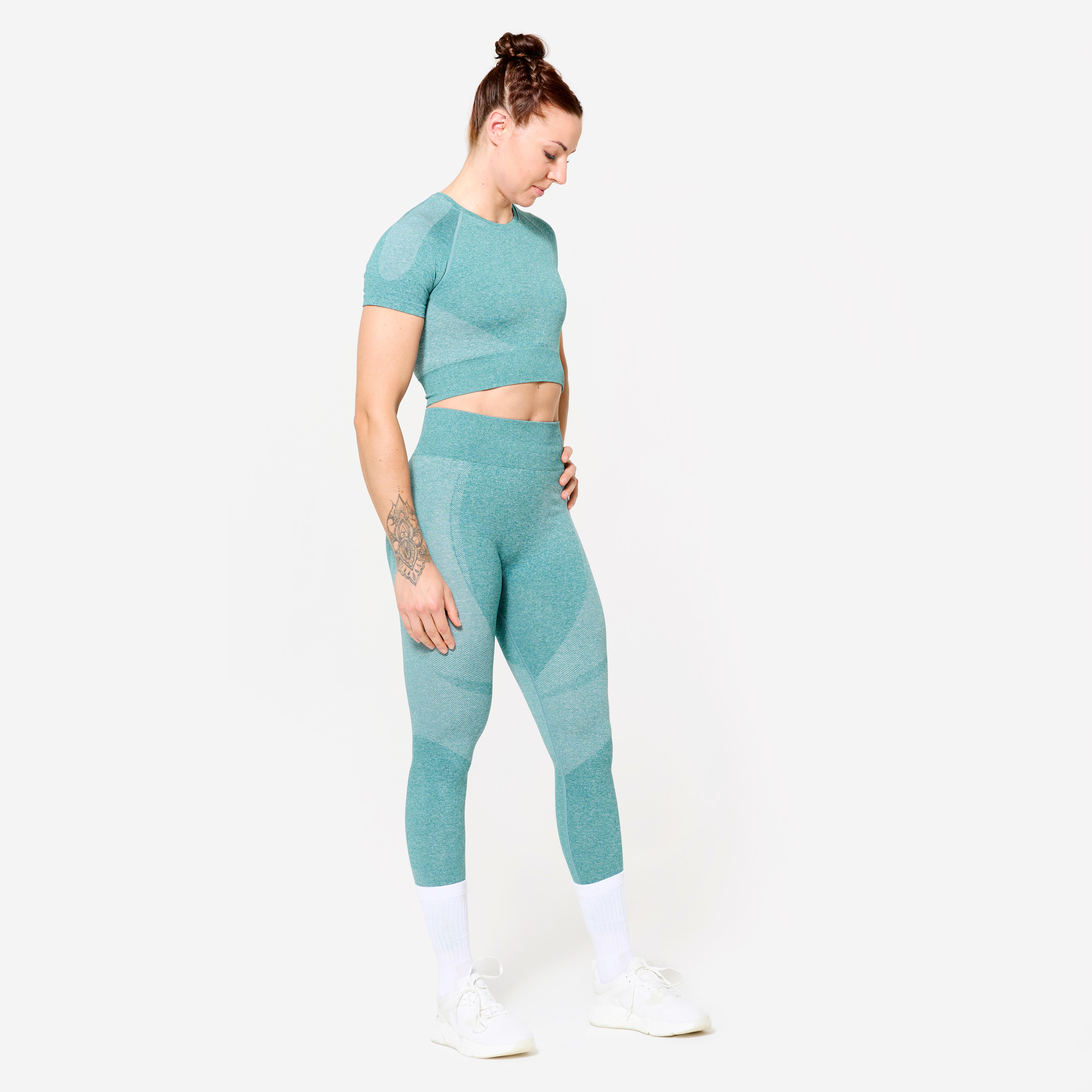 Women's Cropped T-Shirt - FCT 900 - DOMYOS
