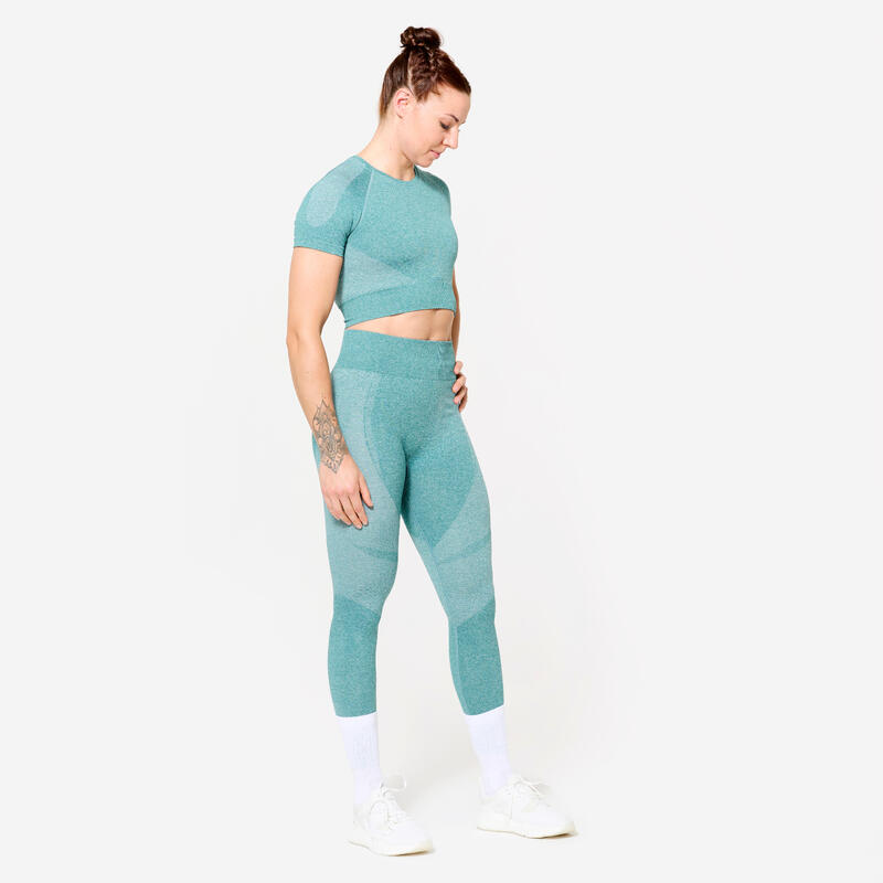 Dámské fitness tričko Crop top