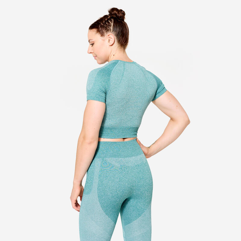 Dámské fitness tričko Crop top