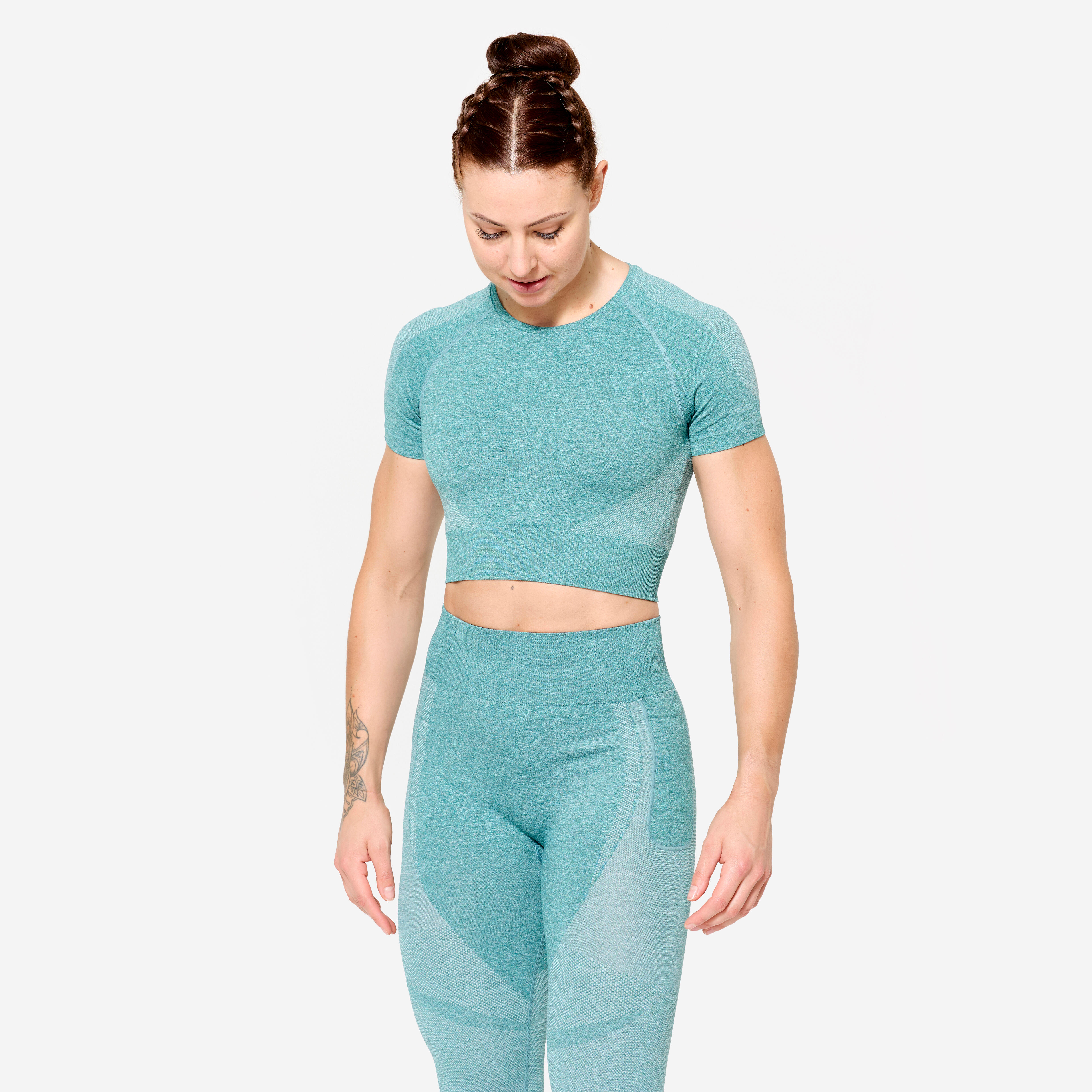 Women's Cropped T-Shirt - FCT 900 - DOMYOS