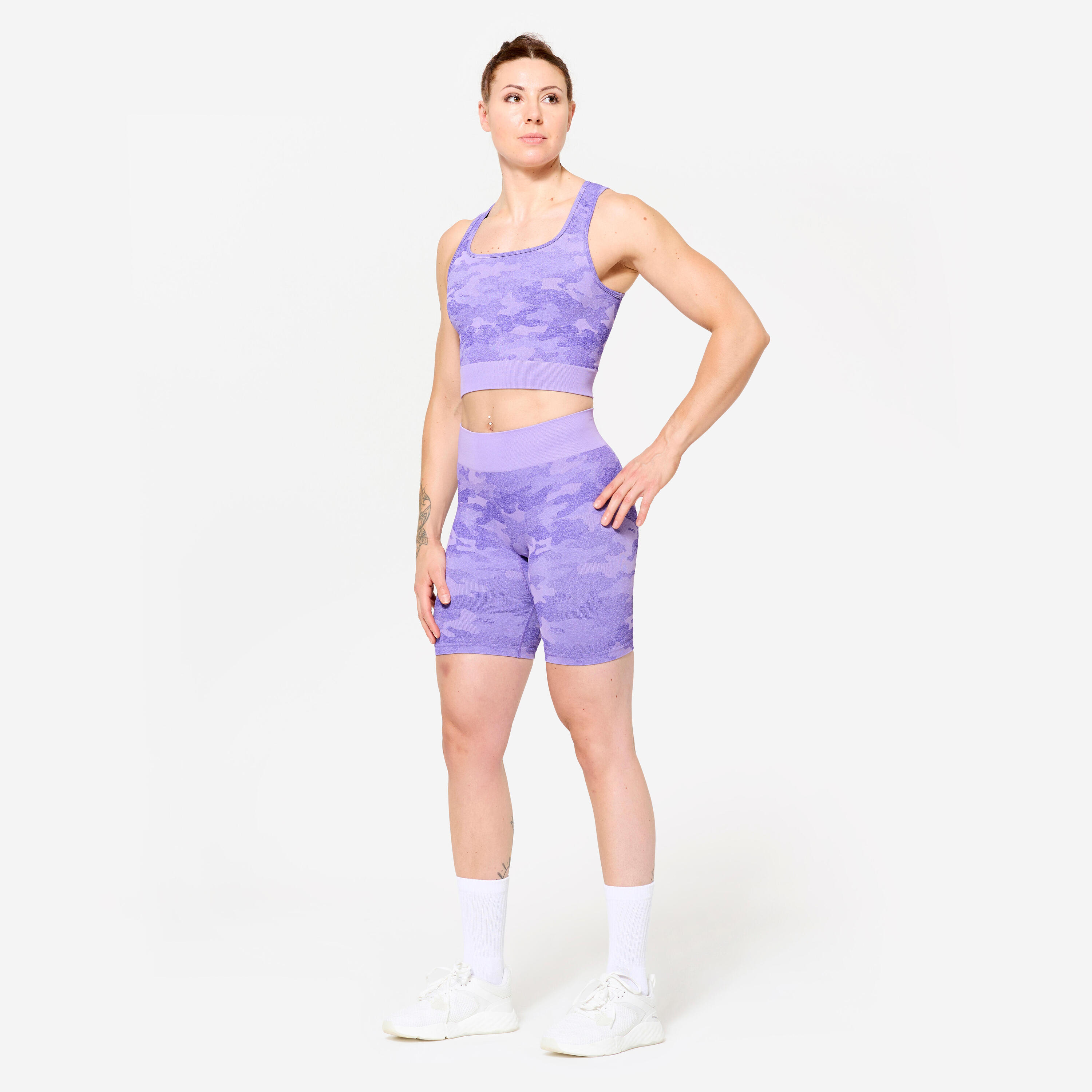 Spodenki fitness damskie Domyos 2/9