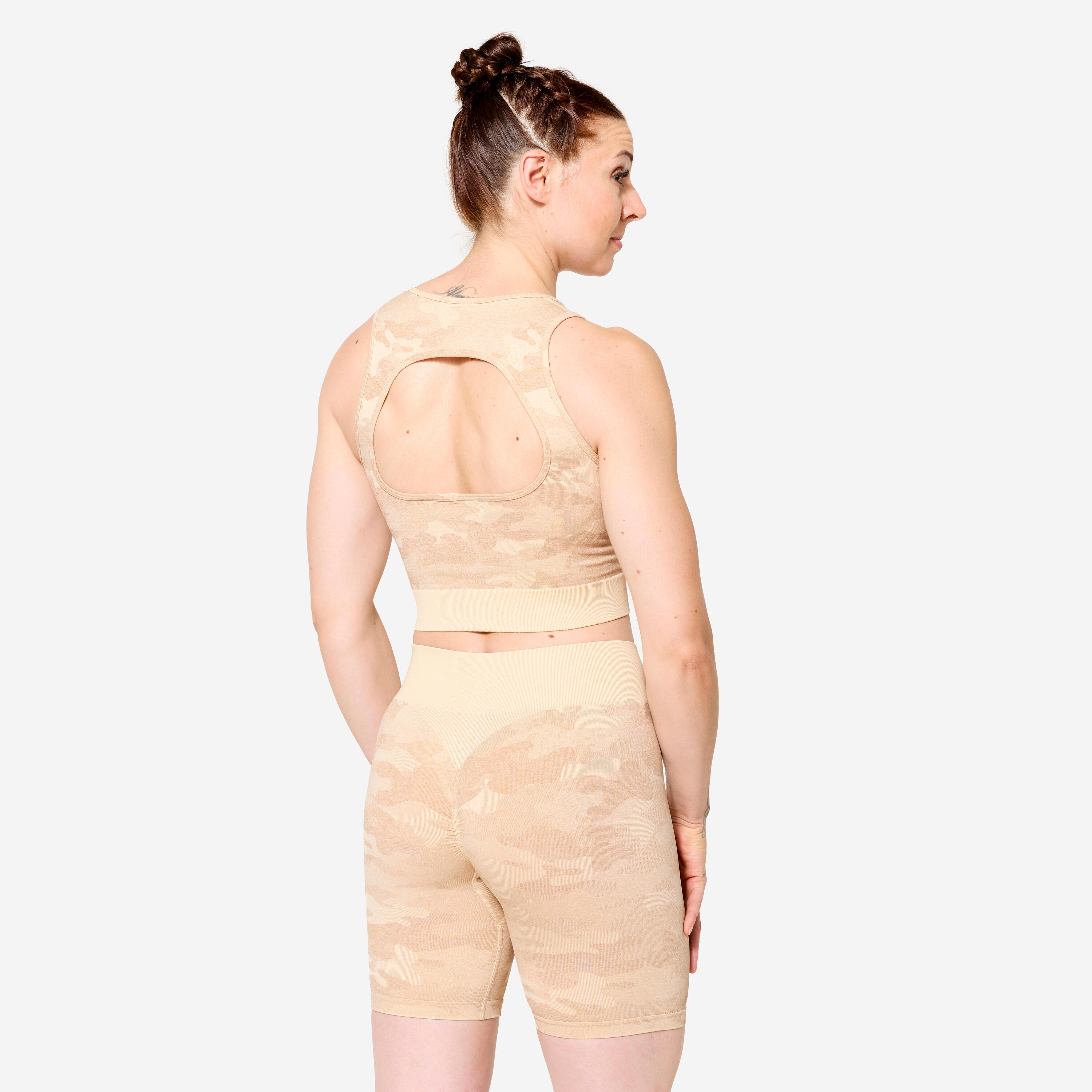 Haut court imprimé camo femme, FTA 900 4/14