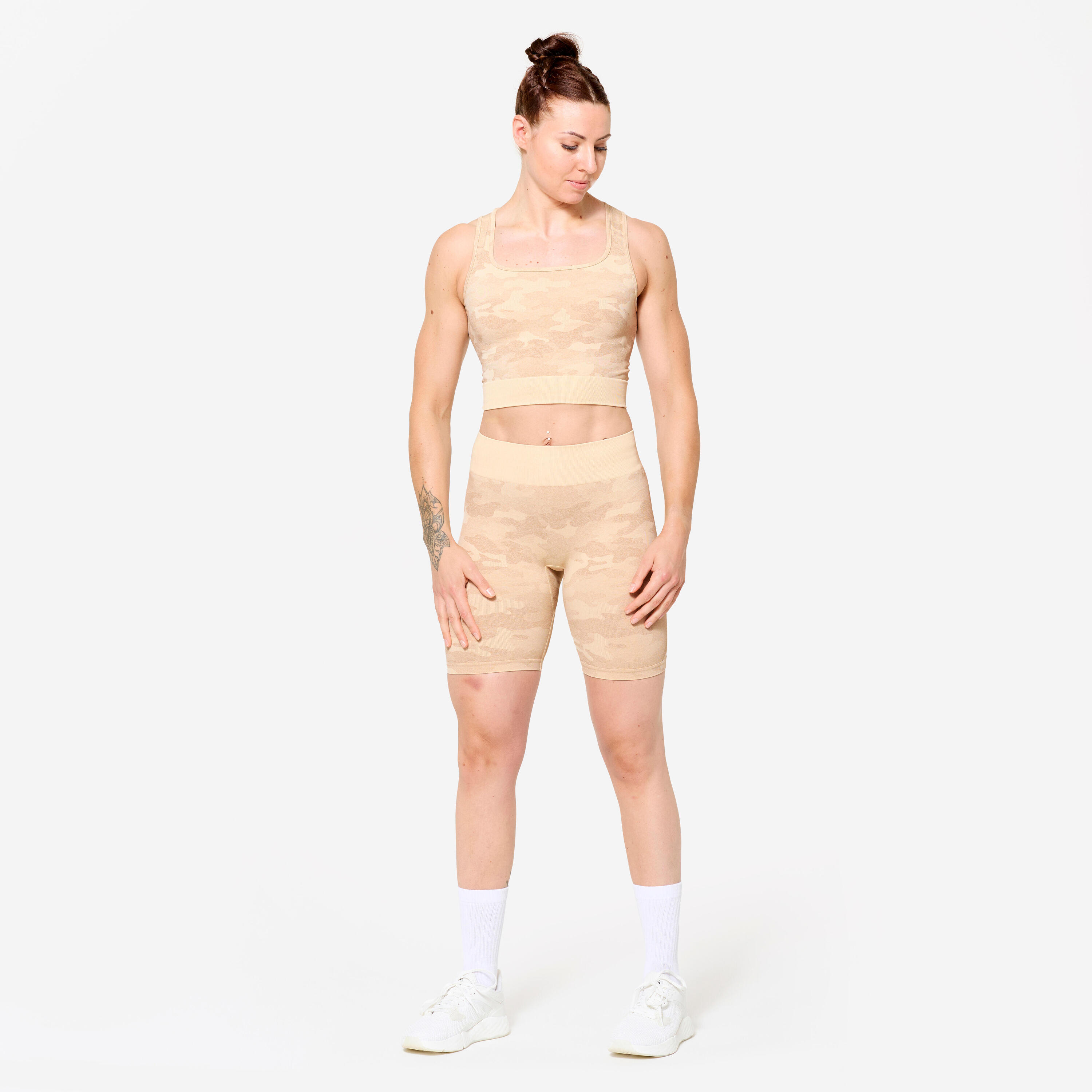 Haut court imprimé camo femme, FTA 900 2/14