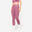 Fitnesslegging met hoge taille voor dames paars