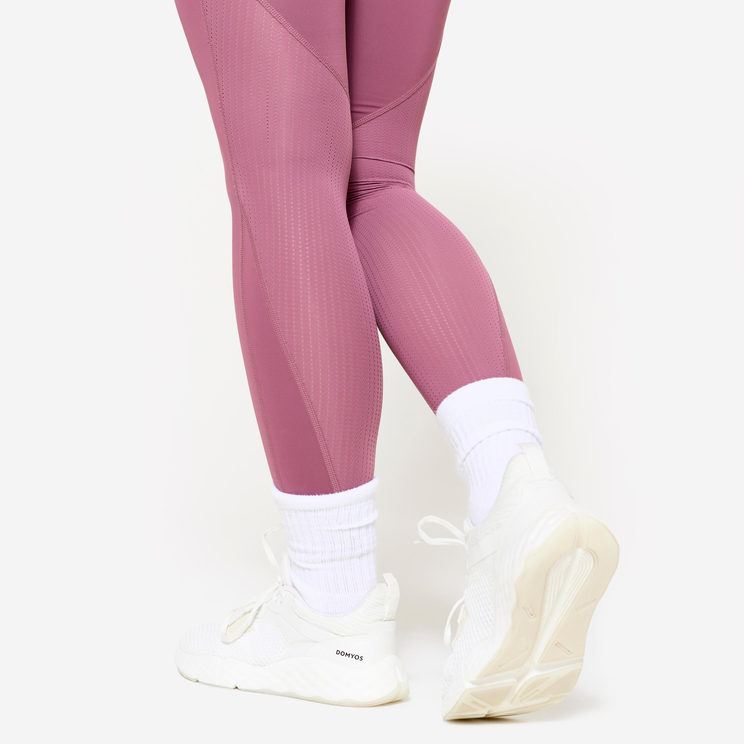 Women's High-Waisted Fitness Leggings - Purple 7/7