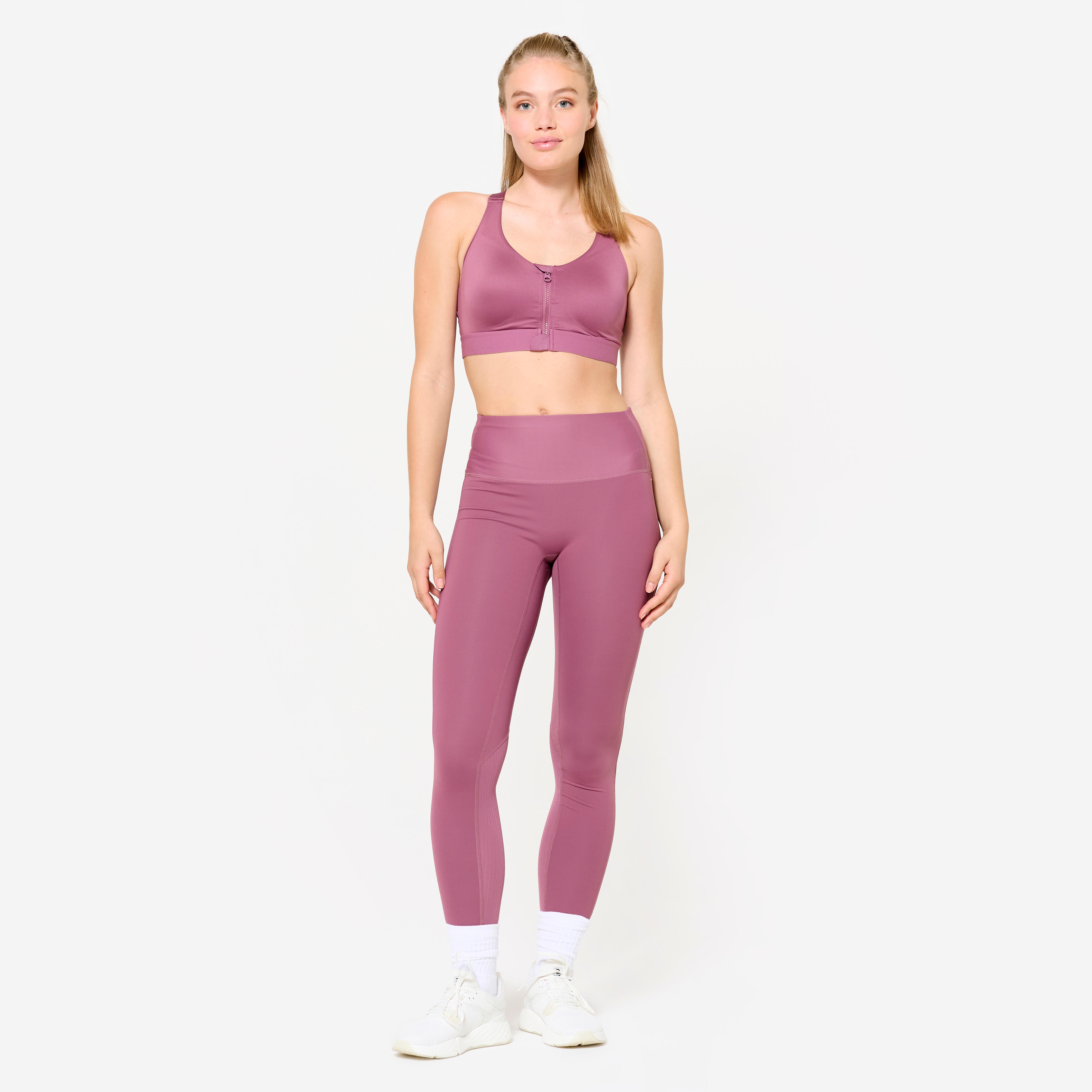 Women's High-Waisted Leggings – FTI 500 - DOMYOS