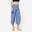 Corsaire de yoga taille haute femme, bleu comète