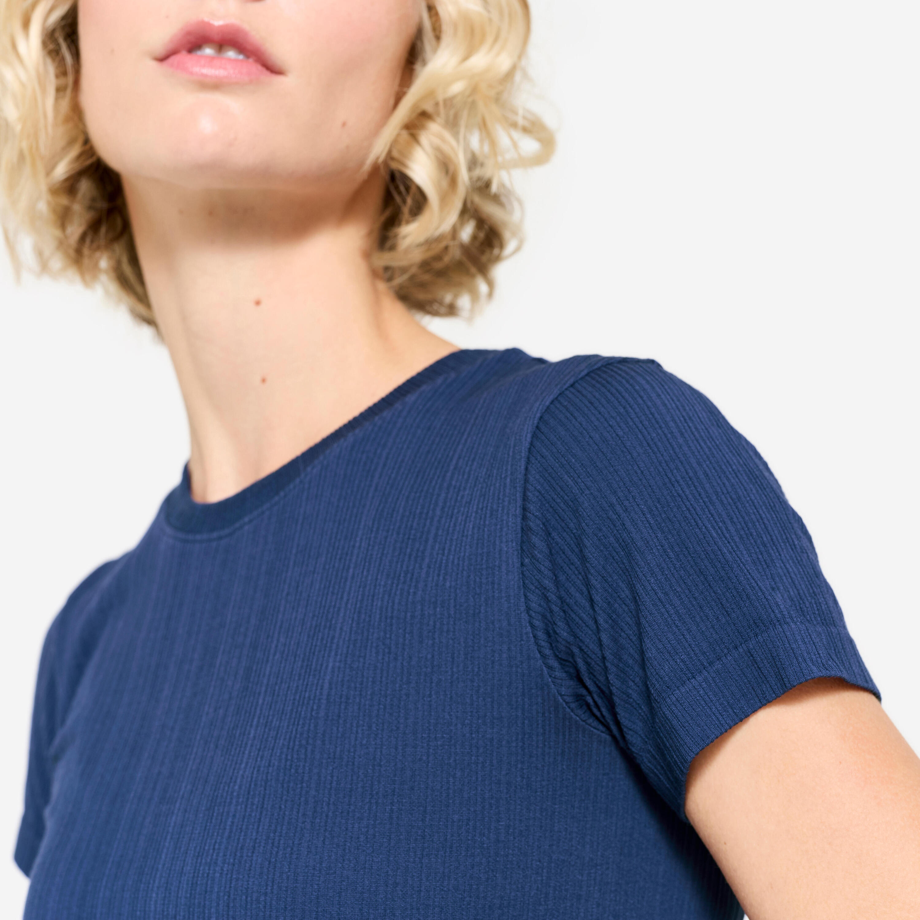 T-Shirt à Manches Courtes et Respirant pour Femme - Bleu Nuit 6/6