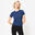 T-Shirt à Manches Courtes et Respirant pour Femme - Bleu Nuit