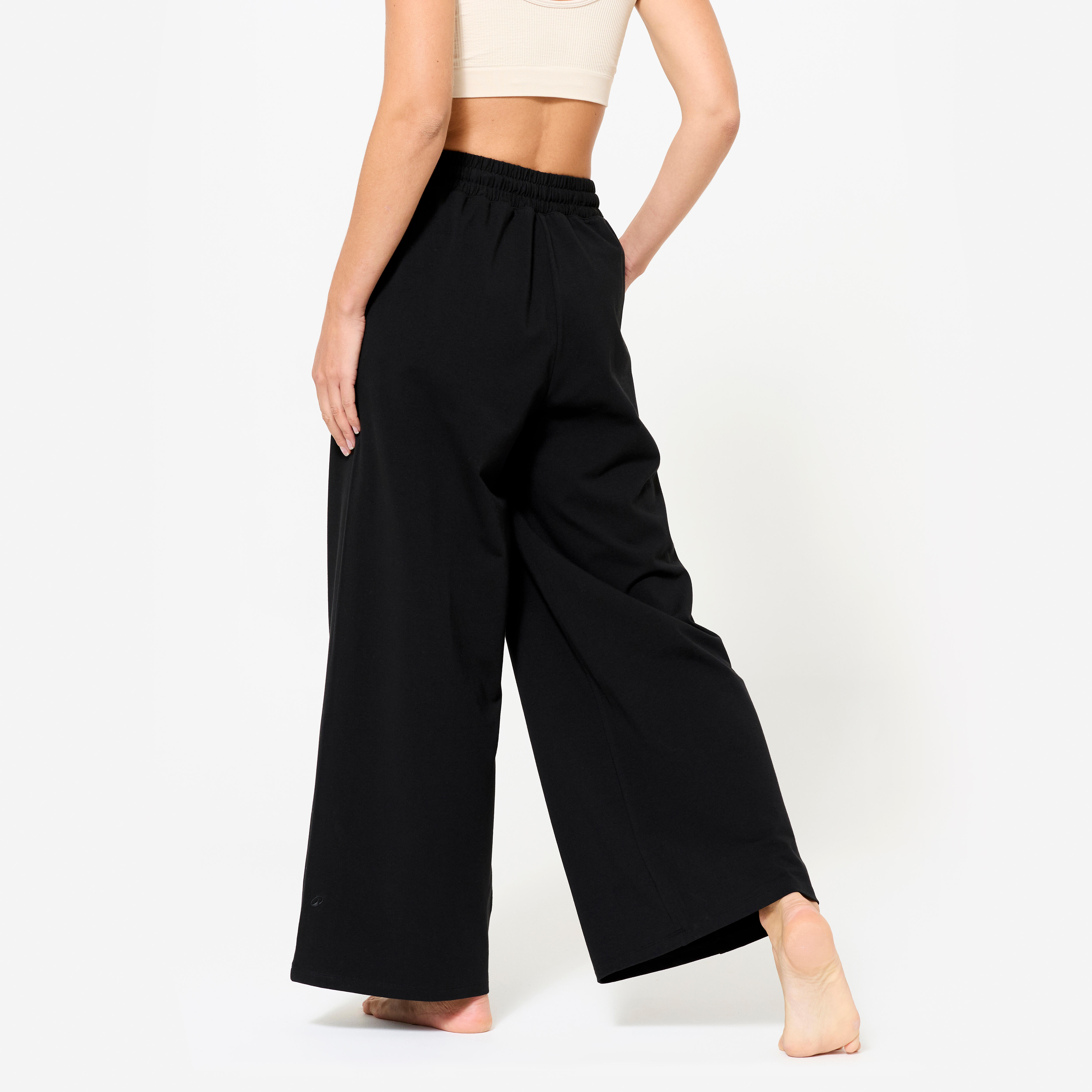 Women's Trackpant For Gym Loose-Fit 520-Black