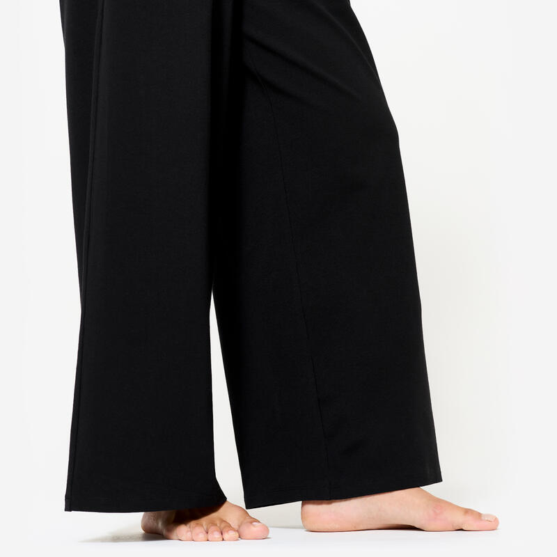 Pantalon Jogging Fitness Femme - 520 Flare Noir