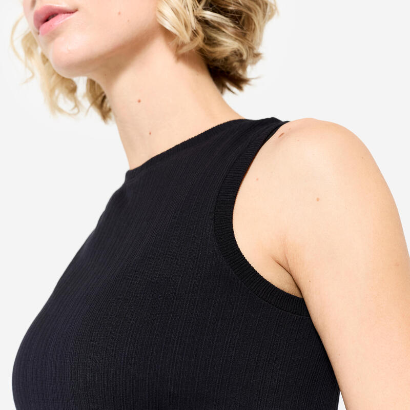 Maiou Yoga extensibil Negru grafit Damă