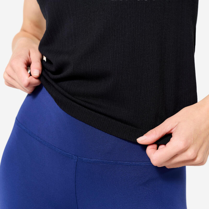 Débardeur de Yoga Extensible pour Femme - Noir Graphite